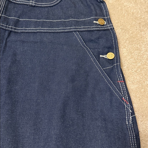 Dickies Men's Dark Blue Denim Overalls size 40x 30 - Picture 5 of 13